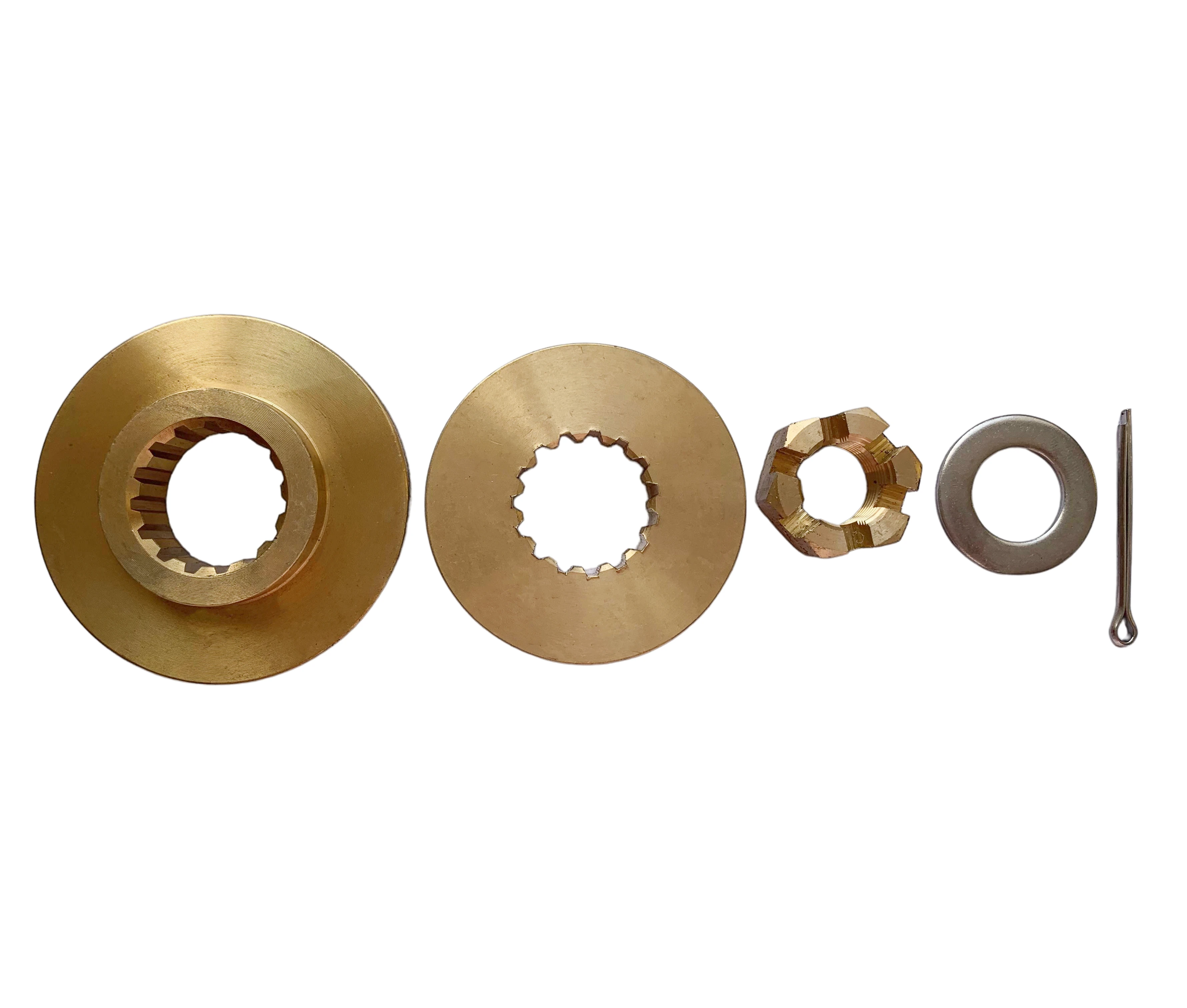 Propeller Installation Hardware Kits fit YAMAHA 60HP-100HP Outboard Motos Thrust Washer/Spacer/Washer/Nut/Cotter Pin Included