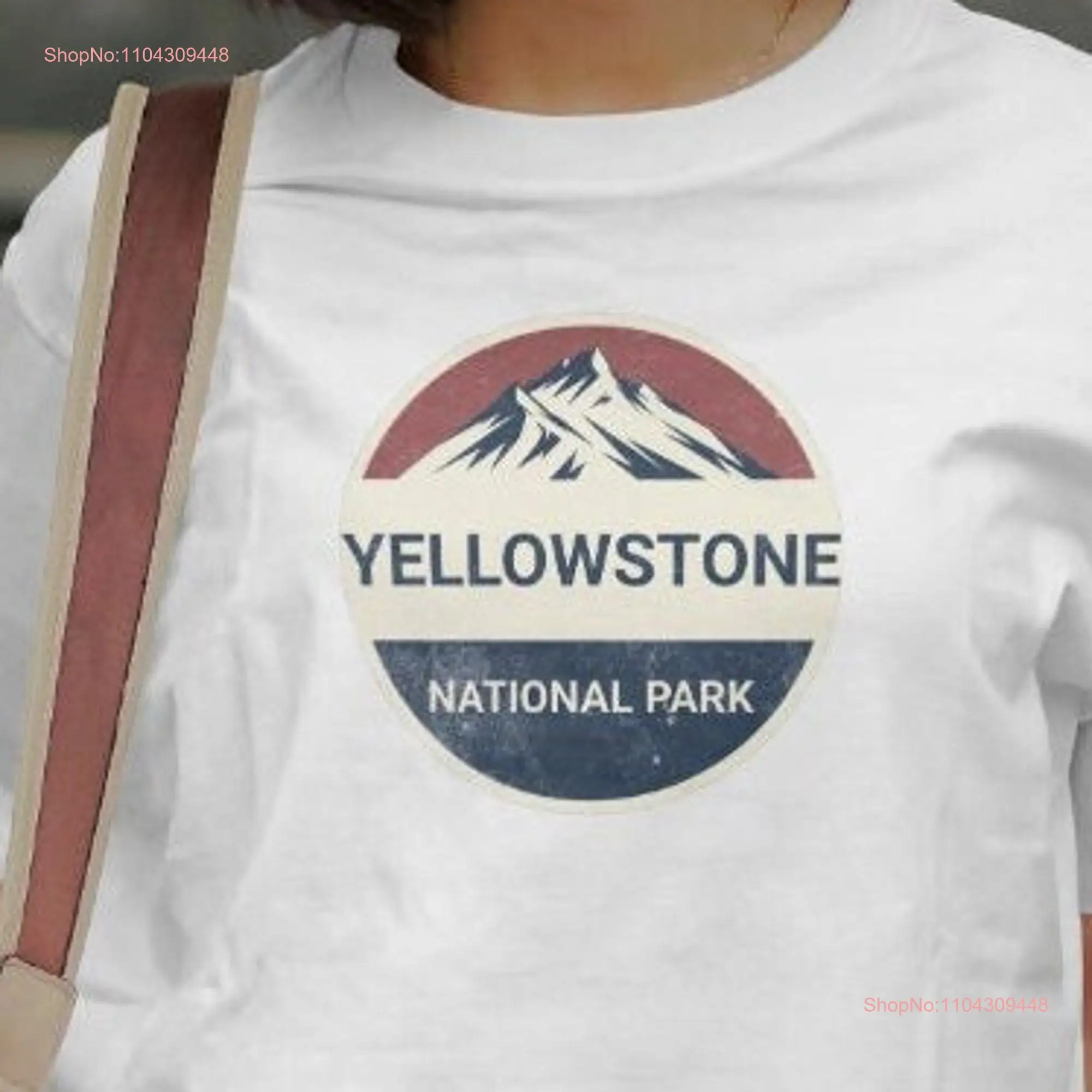 Retro Yellowstone National Park T Shirt Parks Climbing Hiking Camping long or short sleeves