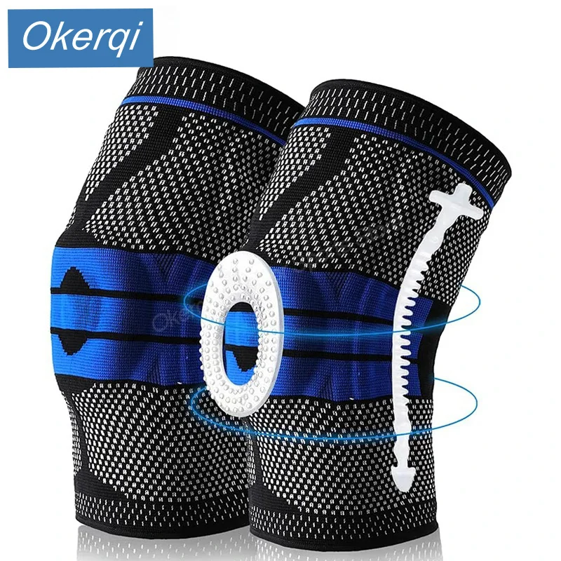 Knee Joint Protector Knee Brace Meniscus Fitness Meniscus Tear ACL Arthritis Joint Pain Relief Injury Recovery Unisex 1-2PCS