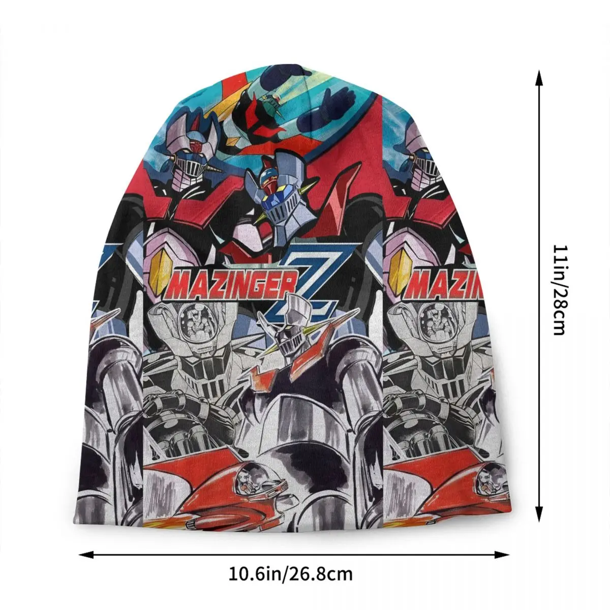 Custom Anime G-Grendizeres Cartoons Bonnet Hats Knitted Hat For Men Women Warm Winter Hot Skullies Beanies Caps