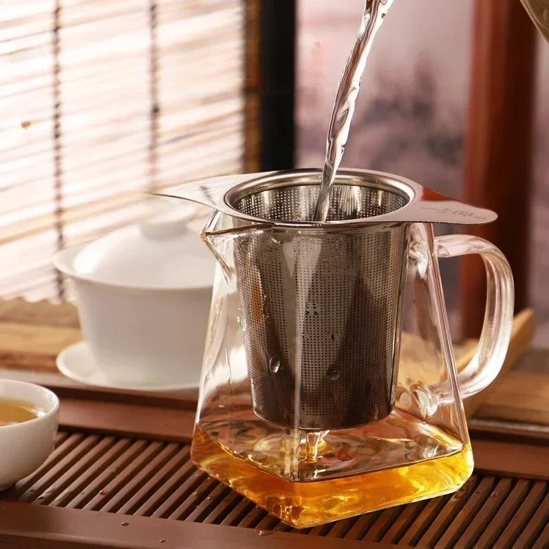 Teaware Accessories Stainless Steel Tea Infuser Teapot Tray Spice Tea Strainer Herbal Filter Kitchen Tools Infusers Tea Leak