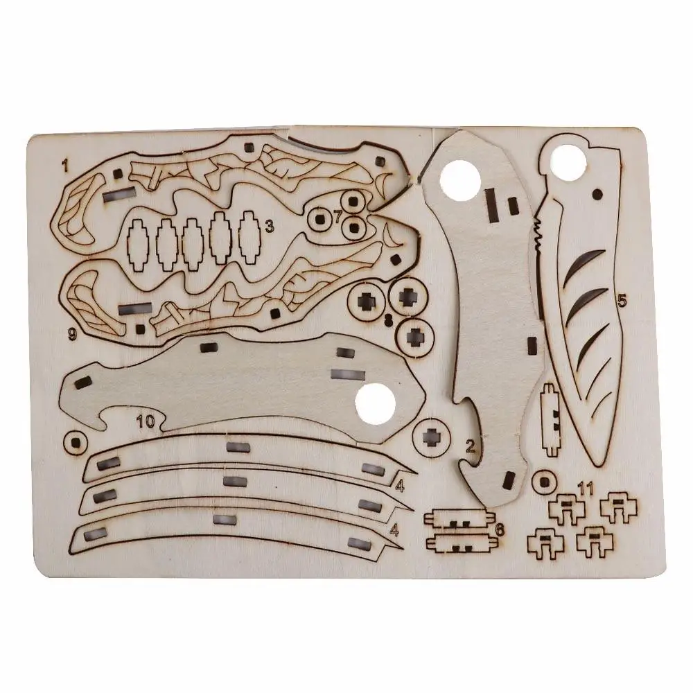 Wooden 3D Wooden Assembled Butterfly Model Folding Handmade DIY Folding Wood Puzzle Stereo Model Butterfly Hand-assembled