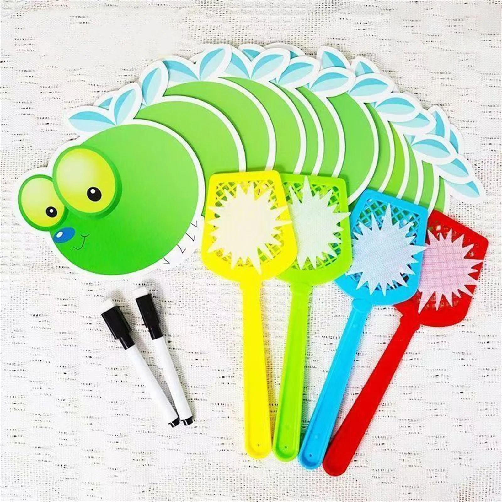 

Fly Swatter Set Children’s Interactive Educational Toy Kids Classroom Speed Games Card Game Learning Enlightenment Toy ﻿l
