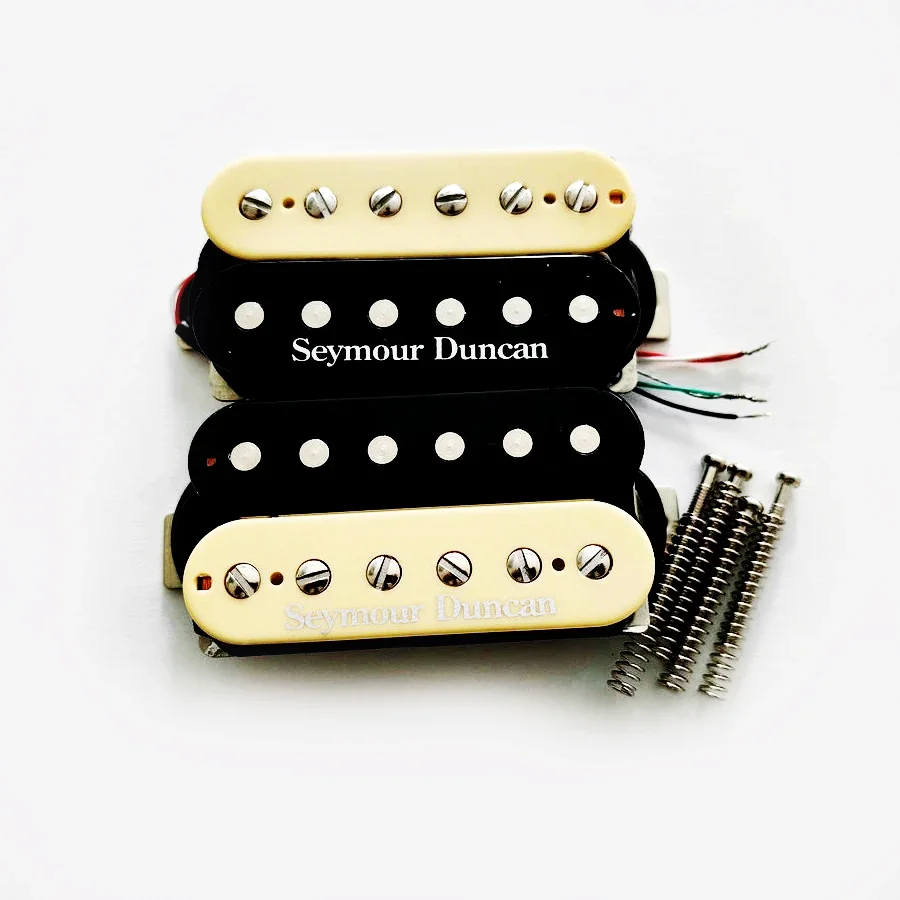 Pastillas de guitarra eléctrica SD SH2N Jazz modelo SH4 JB modelo Alnico 5 Humbucker, Zebra