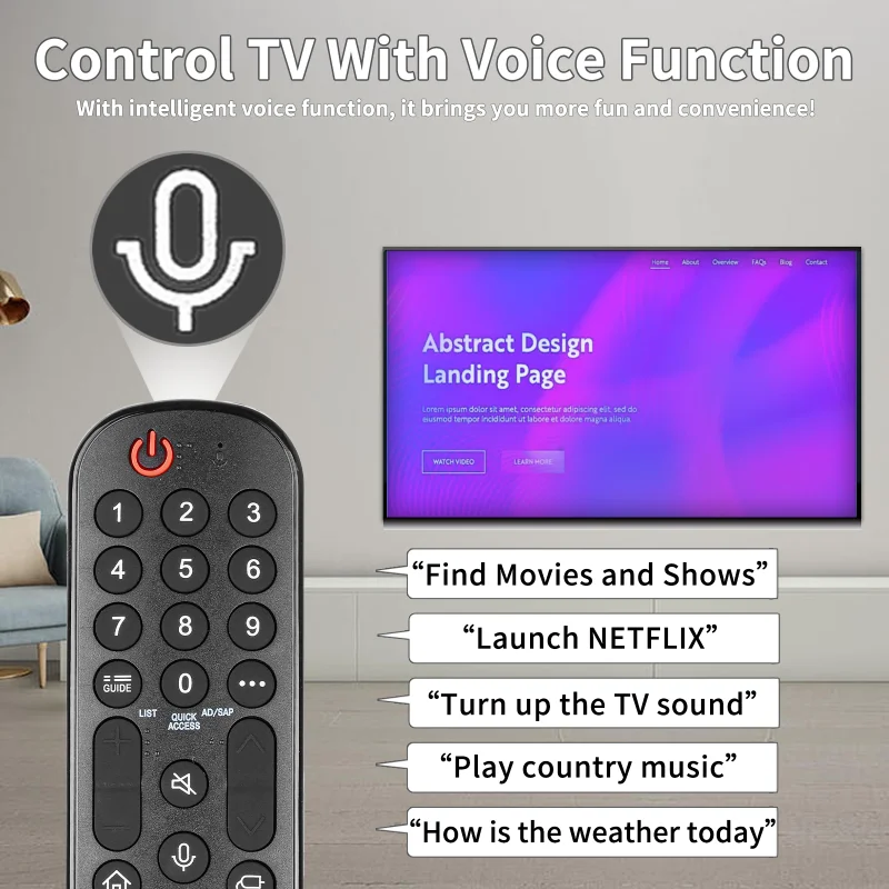 MR22GA MR22GN For LG Voice Remote Control Compatible With LG Smart TV 42LX1Q6LA 48LX1Q6LA 55LX1Q6LA 50UQ79006LA 65UQ79006LA