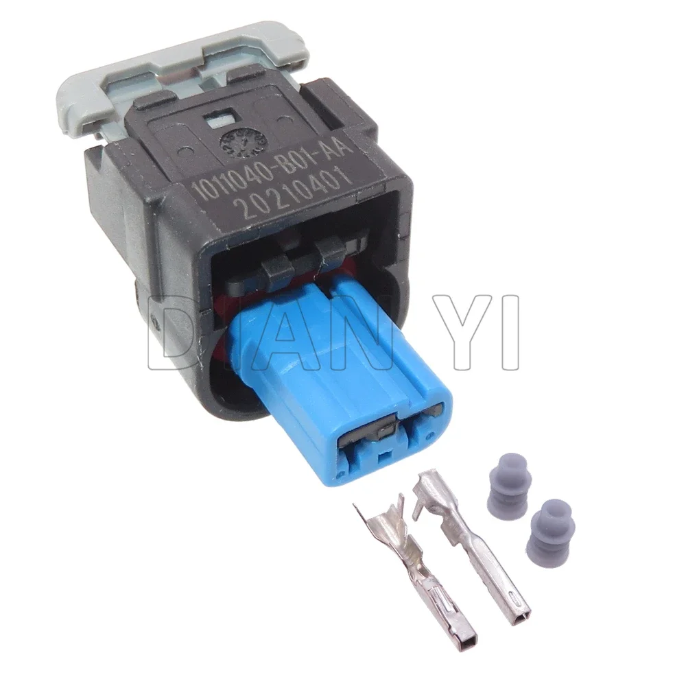 1 Set 2 Way AC Assembly Car Wire Cable Socket 33401217 Auto Wiring Terminal Connector with Cables