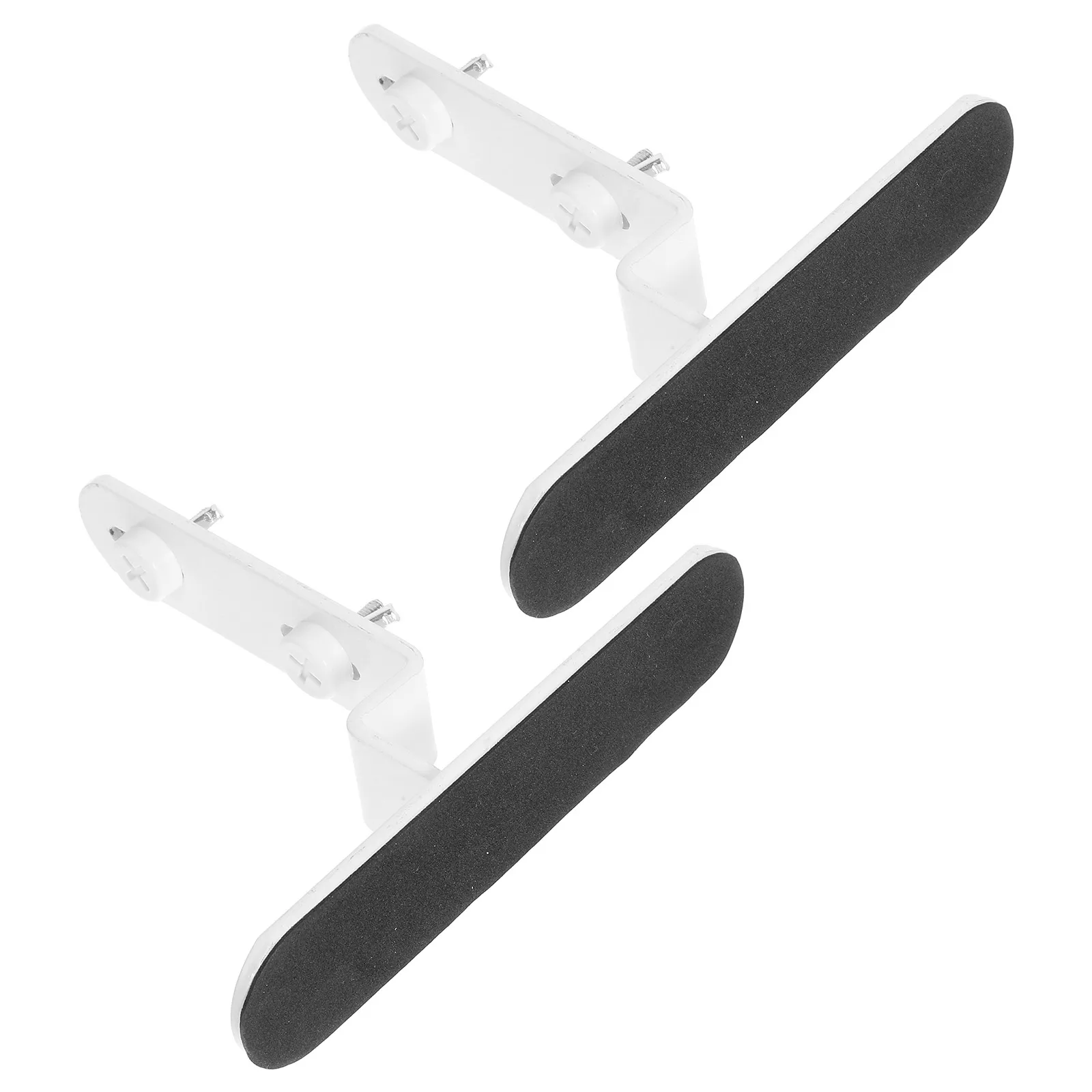 

2pcs Metal Pegboard Bracket Desktop Stand For Wall Mounted Shelf Organizer Home Office Garage Storage Rack White