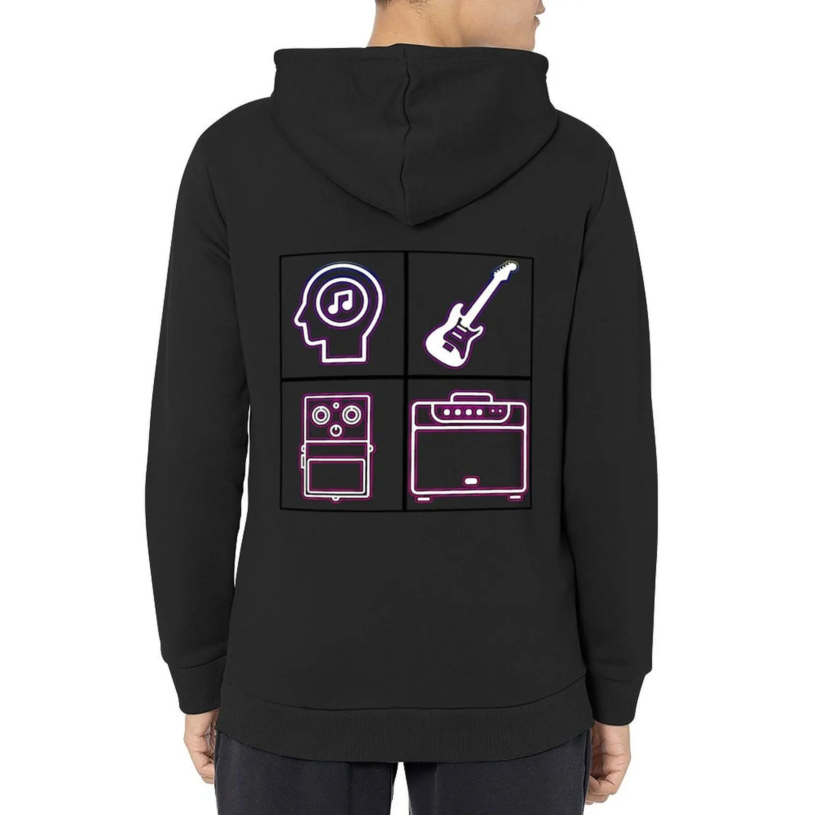 

Musician Rock Guitar Pedal And Amp Dude Gift Idea Hoodie men clothes mens clothing korean clothes hoodie graphic