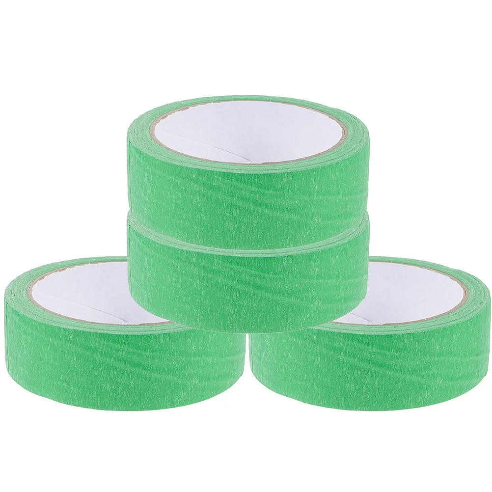 4 Rolls Masking Tapes DIY Crafts Tapes Exquisite Workmanship Long Lasting Durability Strength Low Tack Tape Masking Tape