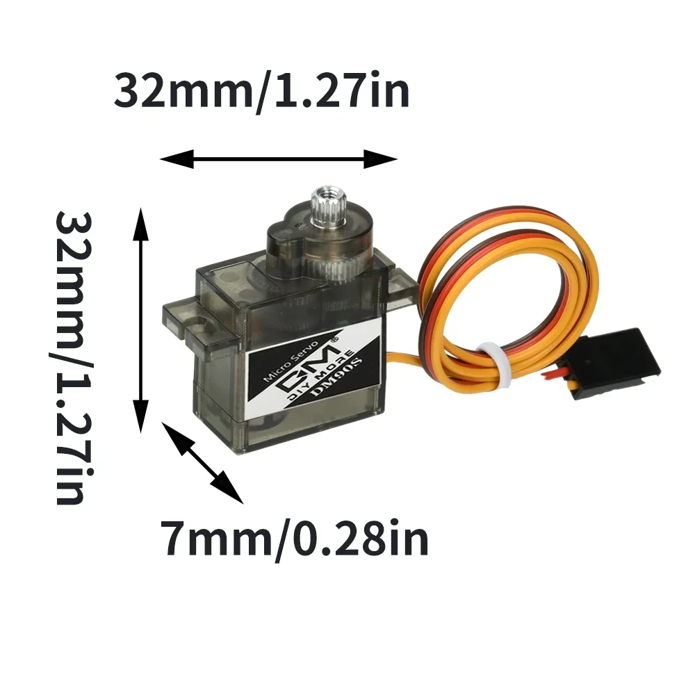 MG90S Micro Servo Motor 12g Mini Metal Gear RC Servo for Robotics Model Aircraft Durable Analog Control