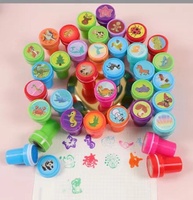 30Pcs Cute Mixed Animal Dinosaur Self-ink Stamps Toy Kids Birthday Party Favors Christmas Easter Party Goodie Bag Pinata Fillers