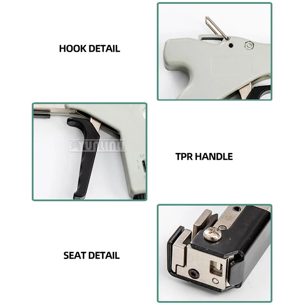 Koppelpistool Zelfsluitend gereedschap voor het aanspannen van riemomsnoeringsapparaat 4 versnellingen Roestvrij staal Bedrading rollijn snijgereedschap 2025 NIEUW