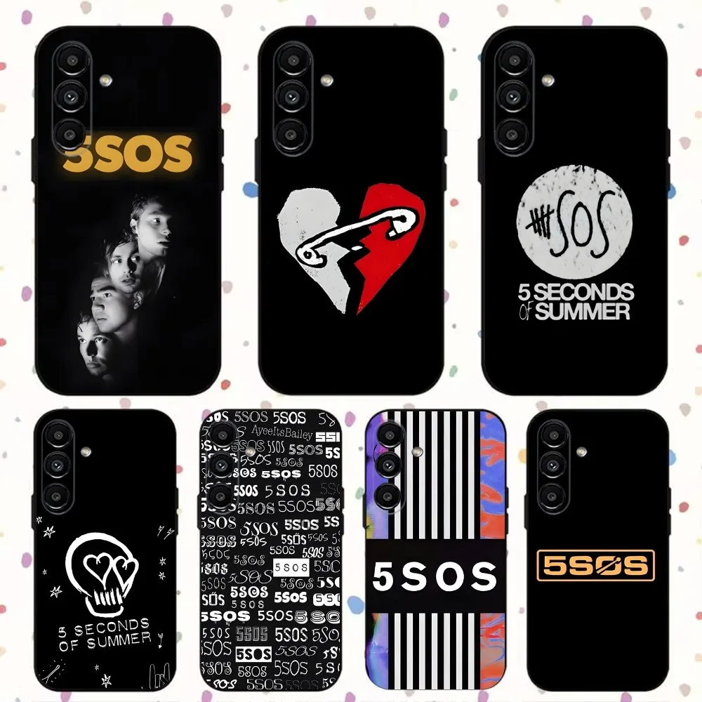 S-Seconds of S-Summers Phone Case For Samsung S24,S21,S22,S23,S30,Ultra,S20,Plus,Fe,Lite,Note,10,9,5G Black Soft Cover