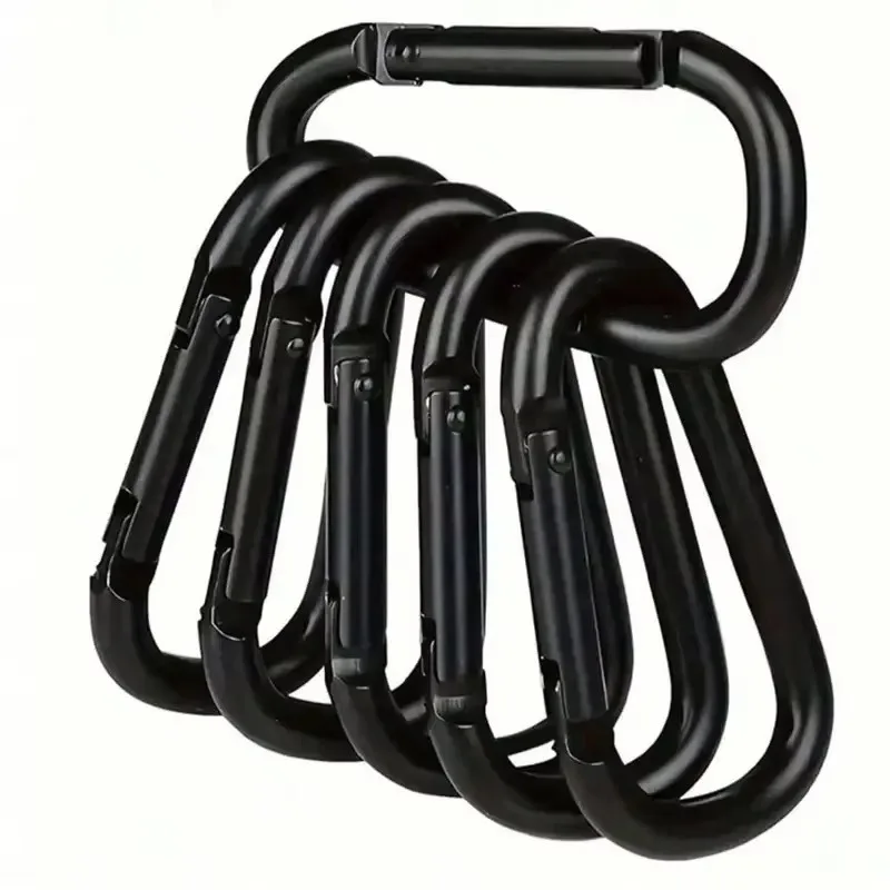 Alloy Aluminum Carabiner Set, Luggage and Accessories, for Key, Camping, Survival & EDC Outdoor Keychain Clips