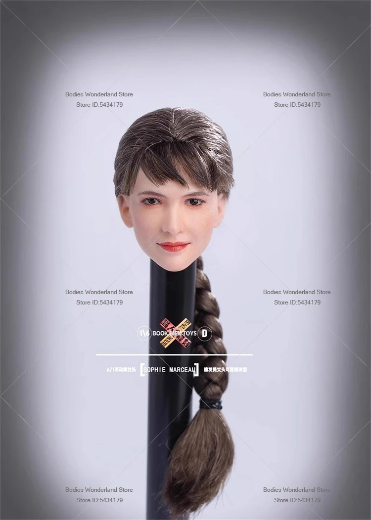 หัวตุ๊กตาทหารหญิงโซฟี ขนาด 1/6 รุ่น BM01 พร้อมดวงตาขยับได้ สำหรับตุ๊กตาแอคชั่นฟิกเกอร์ขนาด 12 นิ้ว