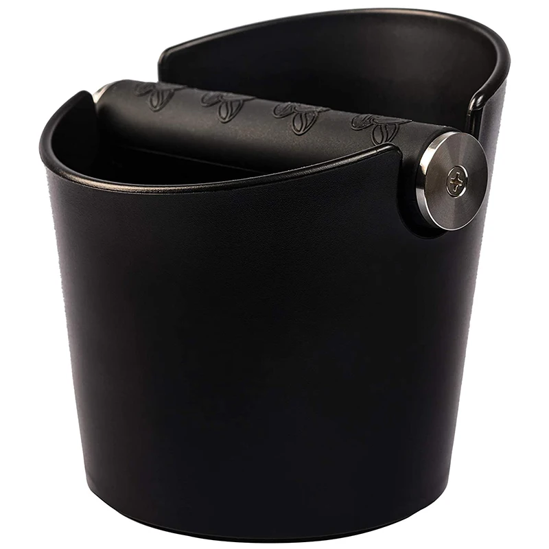 

Espresso Knock Box 4.8 Inch Shock-Absorbent Durable Barista Style Knock Box With Removable Knock Bar And Non-Slip Base Gift (Rou