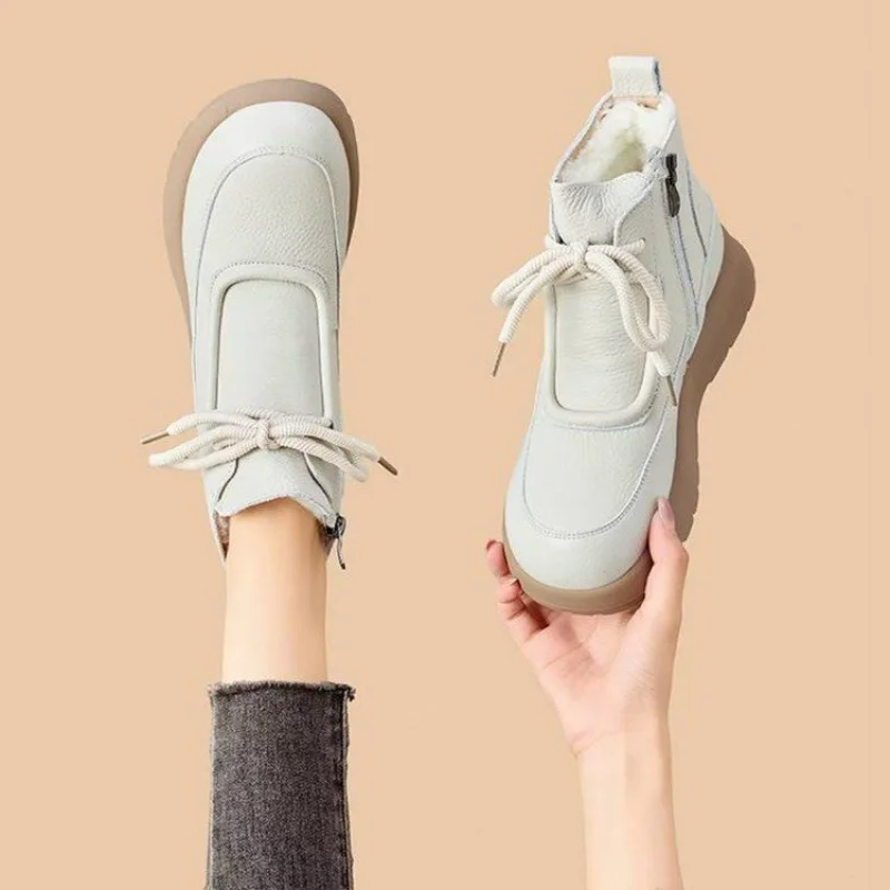 

New Fashion Versatile Outdoor Warm Snow Boots Thick Sole Casual Comfortable Short Boots