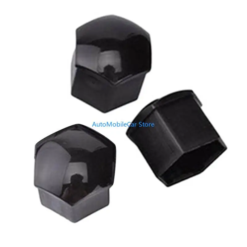 

G8TE 20Pcs 17mm Car Wheel Nut Caps for Protection Covers Caps with Removal Tools Blac