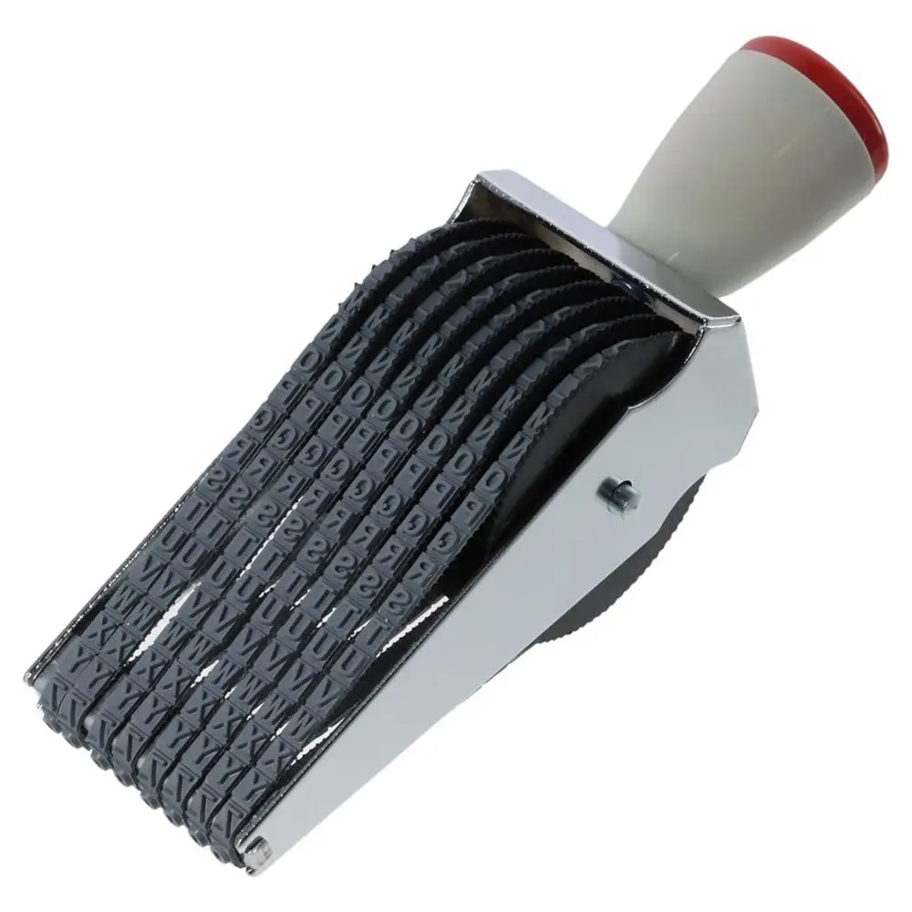 

8- или 12-значный штамп с подвижным колесом, английский алфавит, номер, символ, номер, штамп, регулируемые многофункциональные роликовые штампы