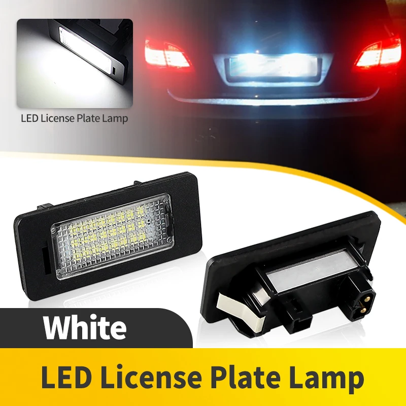 

2 шт. OEM светодиодный светильник номерного знака для BMW 1/3/5/X серии E82/E88 E90 E60 седан E91 Touring E92 Coupe E90 E92 E93 M3 E39 E60 M5 E7