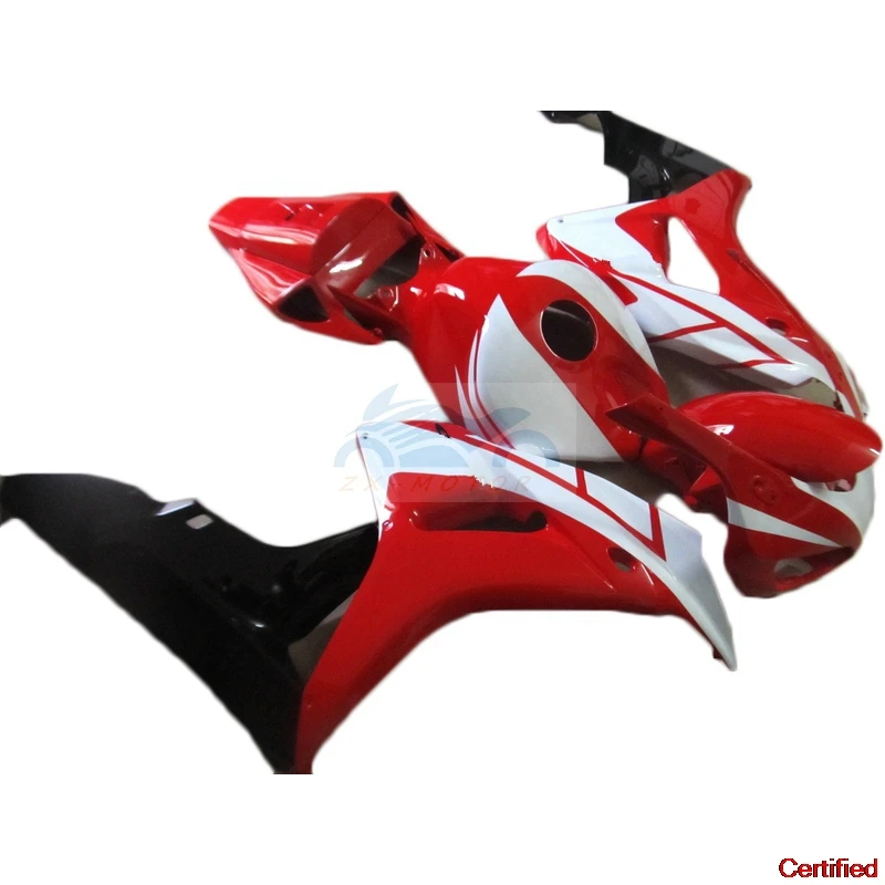 

New Bodywork parts Fairings kits Fit For Honda CBR 1000RR 06 07 Red white fairing CBR1000rr 2006 2007 ZXMT WS21