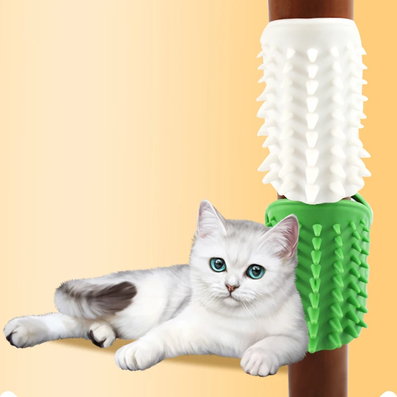 Pet Cat Hair Removal Massage Comb Cats Scratching Rubbing Brush kitten Grooming Self Cleaning Wall Corner Cat Scratcher Combs