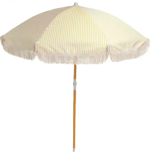 Large Size Custom Color UV Sun Protection Beach Umbrella Modern Design Waterproof Polyester Outdoor Furniture Promotional Item