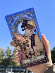 Lord of Mysteries Acrylic Card Klein Moretti Transparent Cards Collection Shooting Prop Desktop Display Accessories Friend Gift