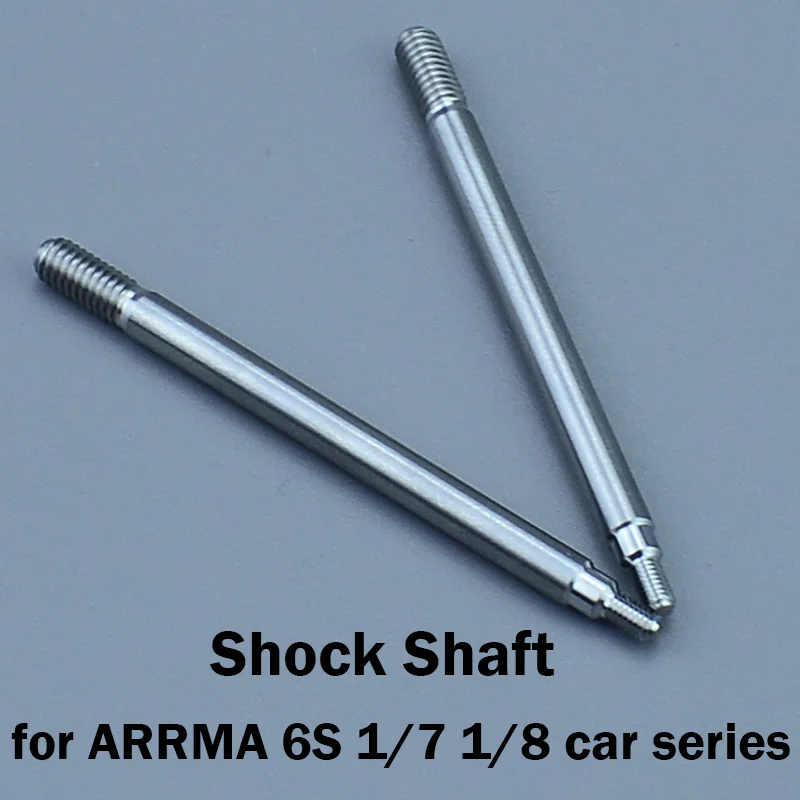 

2pcs Titanium Alloy Shock Shaft for 1/7 1/8 ARRMA 6S Car MOJAVE TYPHON KRATON NOTORIOUS FIRETEAM INFRACTION Upgrade Parts
