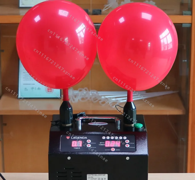 Dual‑Nozzle Electric Balloon Pump Inflator, 110V/220V Memory Function Blower for Party Balloon Arch Decoration, Stable Reliable