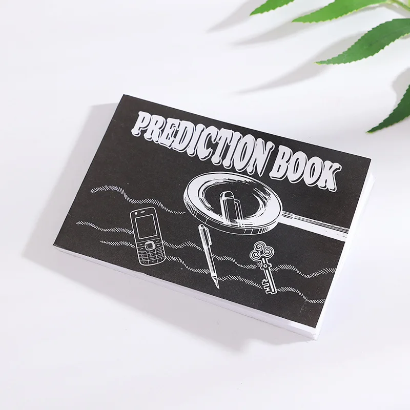Prediction Book Magic Trick Gimmick Props Stage Close Up Fire Comedy Accessories Beginner Kids Starter Illusion Supplies Novelty