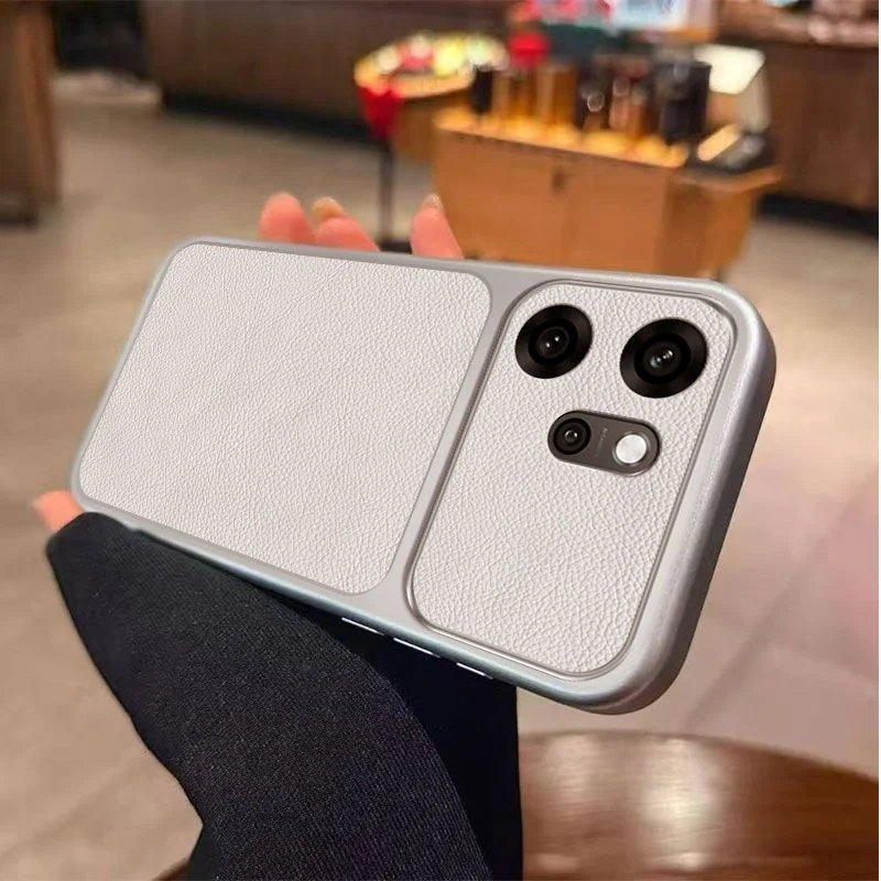 For OPPO Reno 14F Case Luxury Skin Fell PU Leather Texture Camera Protection Phone Cover For OPPO Reno 14 FS Reno14F Case