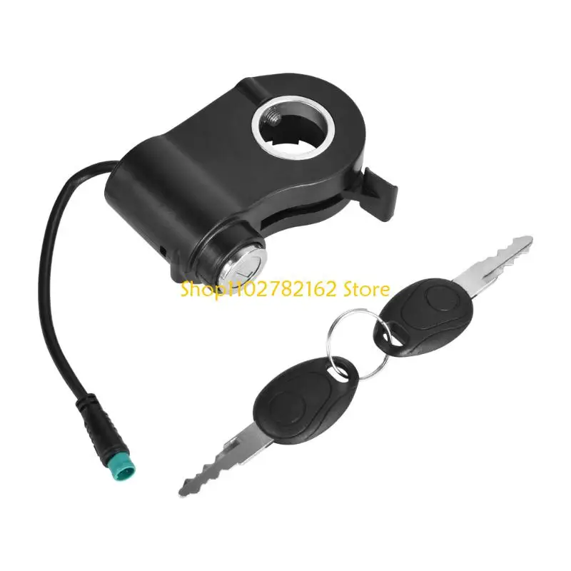 547B ABS Housing Lock for E-Ride Power Control, 5 Wire Replacement Assembly with Thumb Lever for Routine Repair Service