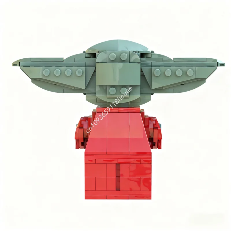 266 pçs moc upscaled grogu minifigura estrela batalha modelo blocos de construção crianças idéia aniversário modular brinquedos criativos presentes natal