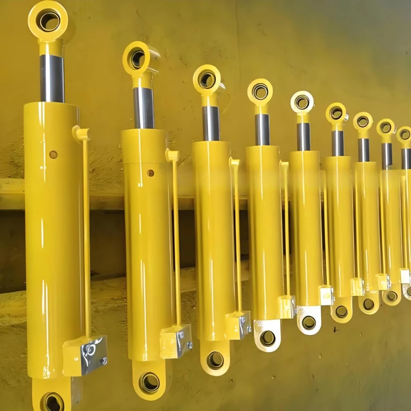 Hydraulic cylinder, double-acting industrial hydraulic cylinder