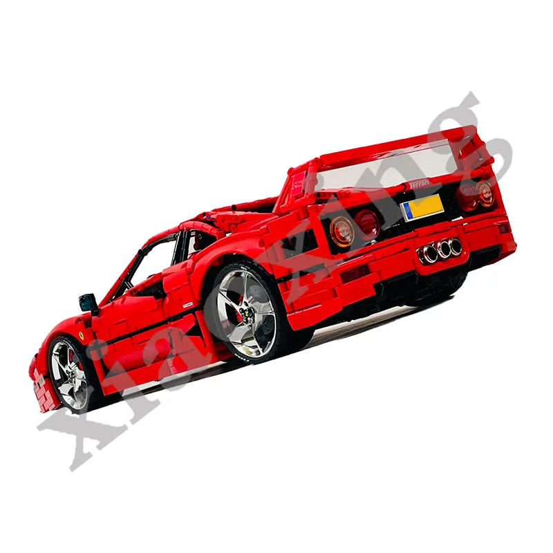 The New F40 MOC-140629 Super Sports Car Adult Building Block Educational Toy Children Puzzle Model Assembly Puzzle Birthday Gift