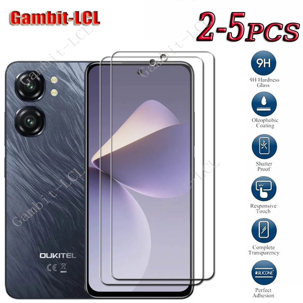 2-5 sztuk 9H HD oryginalne szkło hartowane dla Oukitel C58 Pro 6.7 "OukitelC58Pro C58Pro folia zabezpieczająca ekran