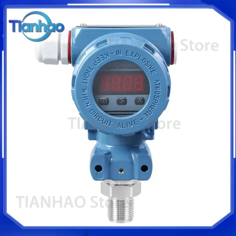 for 2088 Absolute Pressure Transmitter Industrial Differential Pressure Sensor 4-20mA Output High Precision Gauge Transducer