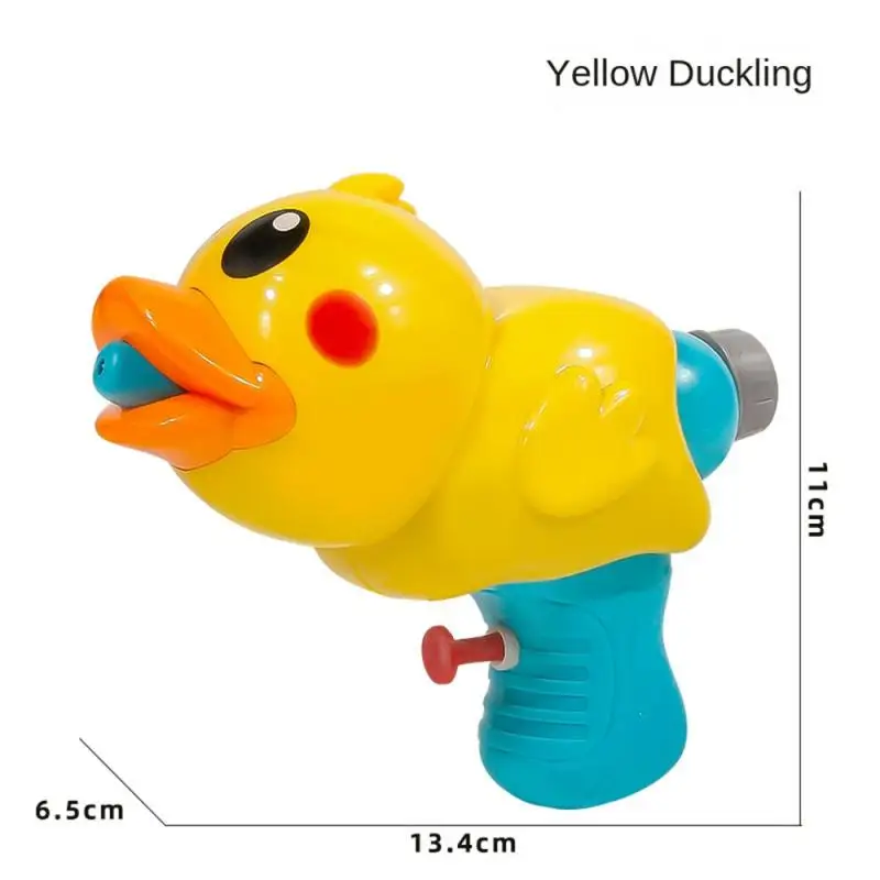 

Beach Toy Water Gun Anti-collision Mini Dinosaur Water Gun Easy To Operate Portable Push Type Push Water Gun Bath Toys Cartoon