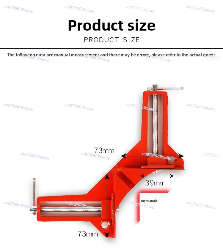 Reinforced Fixed Clip 90 ° Angle Clip Fixed Clip