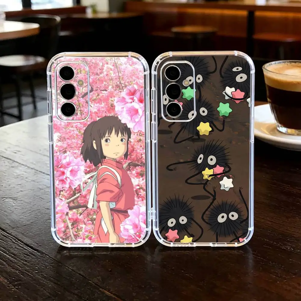 

Spirited C-Chihiro O-Ogino A-Away-SA Phone Case For SamsungA10,12,20,21S,30,31,40,50,51,52,70,71 Transparent Cover