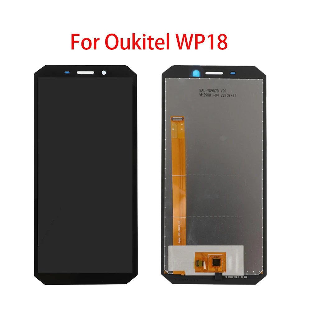 New LCD Screen For Oukitel WP16 WP17 WP18 WP19 WP20 WP21 WP22 WP23 LCD Display Touch Screen Digitier Assembly Replacement