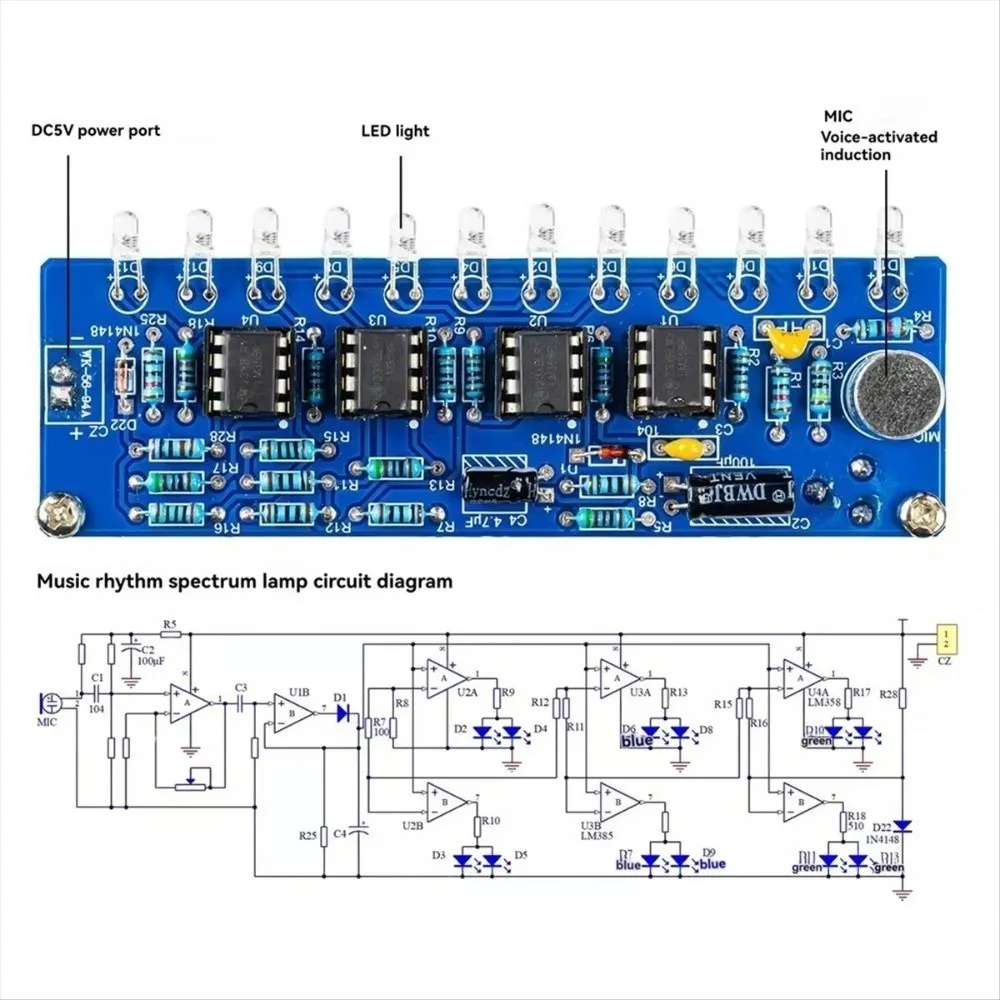 DIY-Lötset für Bluetooth-Lautsprecher, FM-Radio, Bluetooth-DIY-FM-Radio-Set, 87,5-108 MHz, DIY-Lautsprecher-Set, Elektronik-Set – Detail 2
