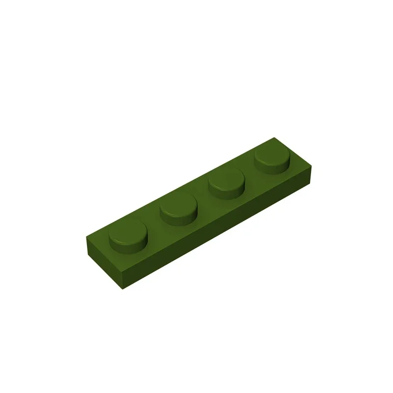 Gobricks GDS-504 Platte 1 x 4, kompatibel mit Lego 3710 Teilen Kinder-DIY-Baustein, Partikelplatte zum Selbermachen