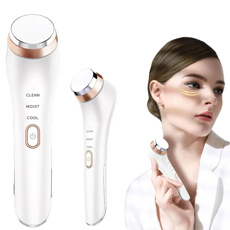 Cold Hot Eye Wand Massager Anti-Aging Eye Facial Massage Eye Care Anti Eye Wrinkle Face Lifting Machine Skin Care Beauty Device