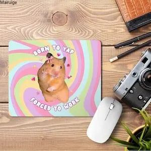 مضحك الهامستر تصميم ماوس الوسادة المفاتيح حصيرة الجدول حصيرة الطلاب خزانة ألعاب سطح المكتب ماوس المضادة للتجاعيد عدم الانزلاق لوحة المكتب #2