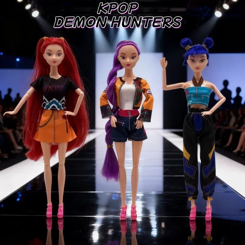 HOT Kpop Demon Hunters Action Figure Toy - Derpys Tiger Rumi Mira Zoey Sussy Figurine Doll - Per i fan Regali di Natale ﻿ .