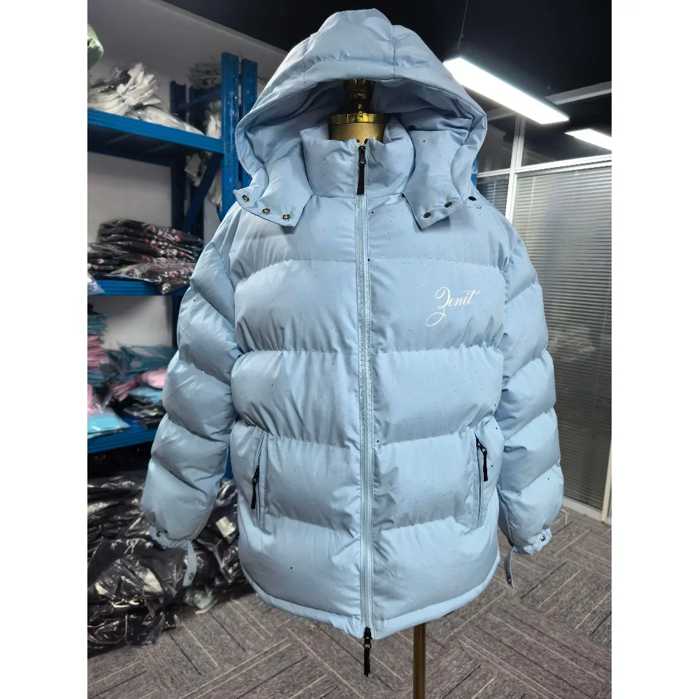 Puffer Padded Cotton Jacket Women's Winter Coat Harajuku Warm Thicken Coat Vintage Zip Up Outerwear Casual Streetwear Y2k Outfit