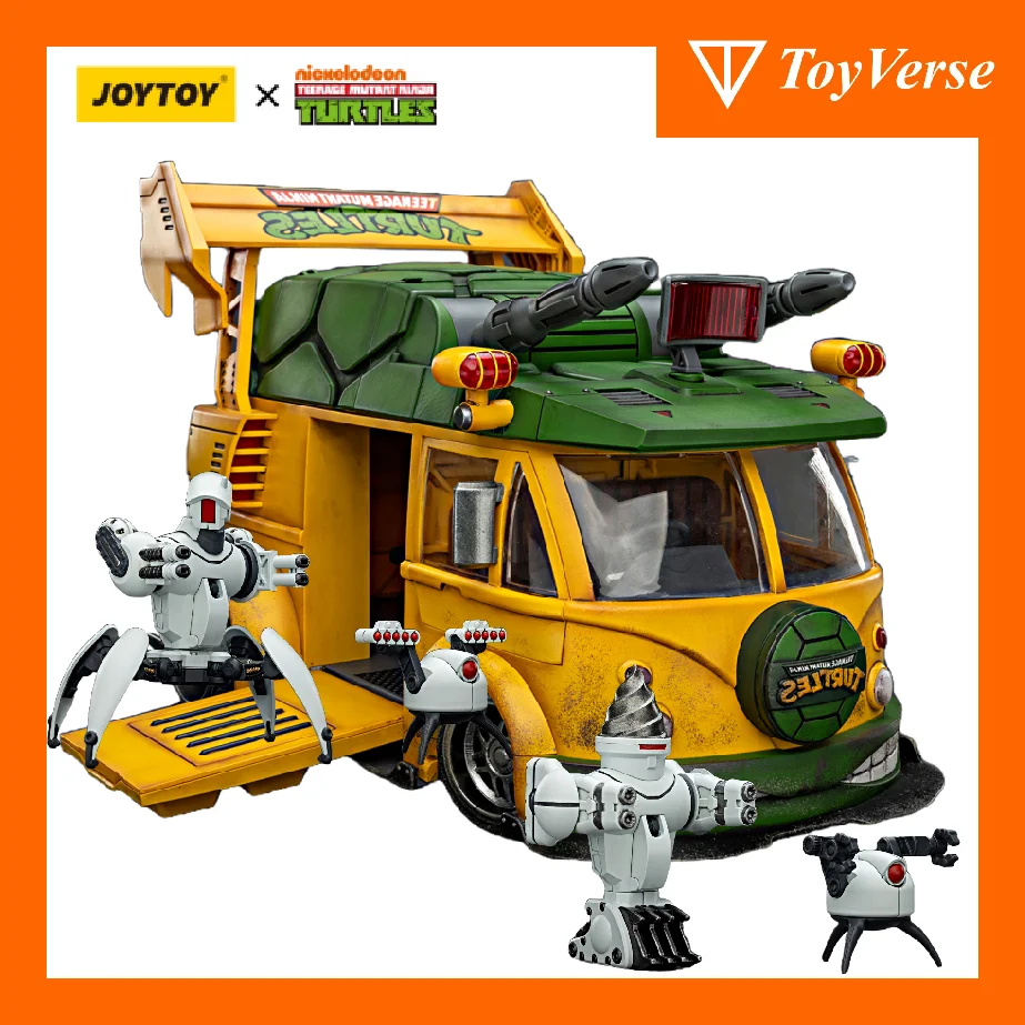 

TOYVERSE 1/18 JOYTOY Warhammer 30K Action Figures TMNT-Turtle Van and TMNT Roadkill Rodney ABC Gift Colleciton Model