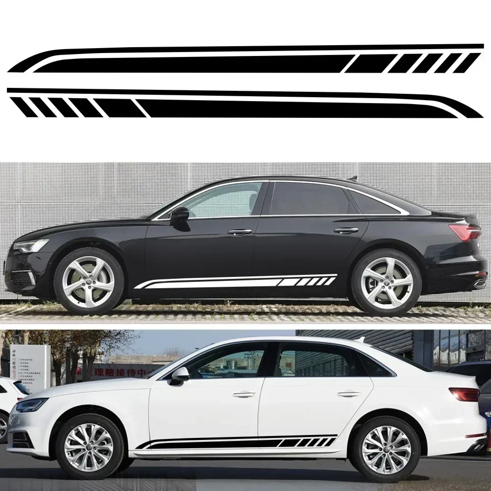

Auto Side Stripe Car Stickers DIY Decal for Mercedes Benz C Class C180 C200 C300 C63 Coupe C43 W205 W204 W203 Auto Accessories
